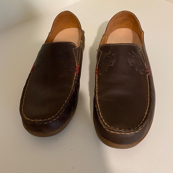 Olukai Women’s Nohea Nubuck Slip On Loafers Size 8.5 - Picture 1 of 2